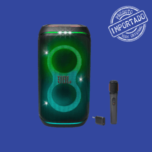 JBL PartyBox 120 – Caixa de Som Portátil com Microfone Sem Fio