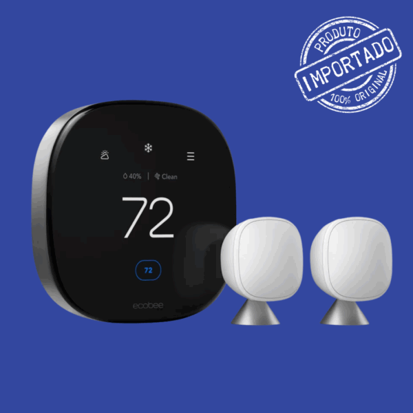 ecobee Smart Thermostat Premium Plus – Termostato Inteligente com 2 SmartSensors